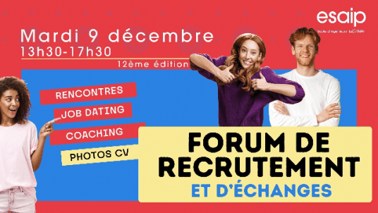 Forum de recrutement et d'échanges de l'Esaip