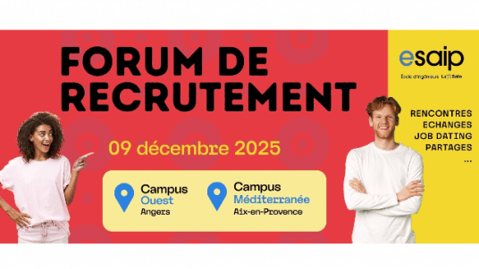 Forum de recrutement et d'échanges de l'Esaip